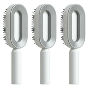 Self Cleaning Hair Brush For Women One-key Cleaning