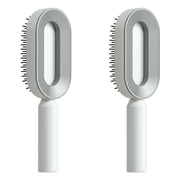 Self Cleaning Hair Brush For Women One-key Cleaning